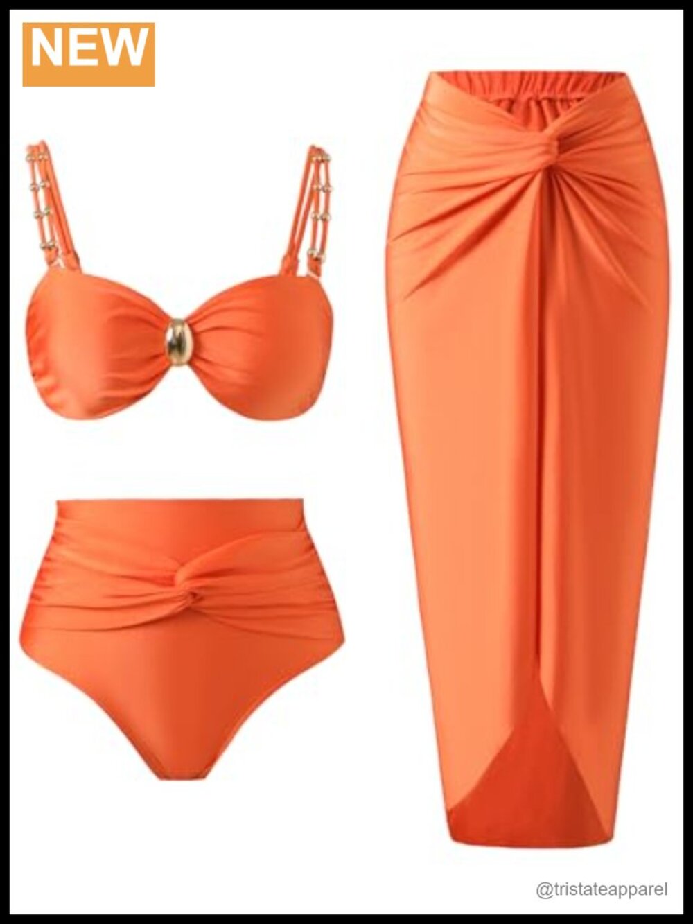 One Piece Swimsuit with Skirt Retro Cutout Tummy Control Bathing Suit